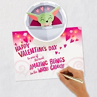 Star Wars: The Mandalorian™ Grogu™ Musical Pop-Up Valentine's Day Card With Light for only USD 9.99 | Hallmark