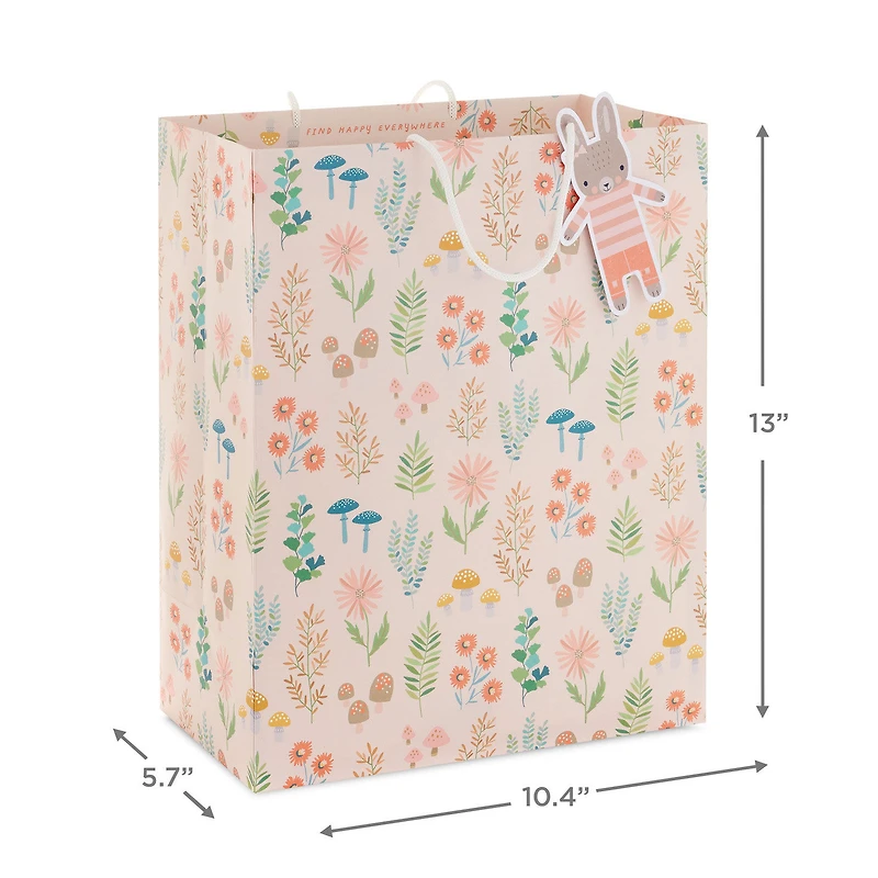 13" Woodland Flowers Large Gift Bag for only USD 4.99 | Hallmark