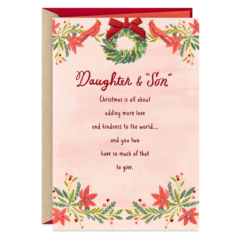 Pride, Gratitude and Love Christmas Card for Daughter and Son-in-Law for only USD 5.59 | Hallmark
