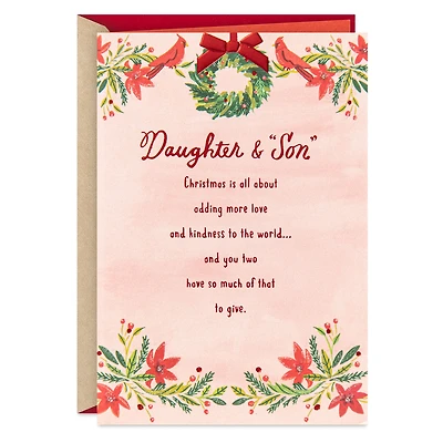 Pride, Gratitude and Love Christmas Card for Daughter and Son-in-Law for only USD 5.59 | Hallmark