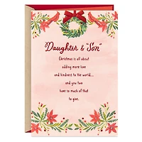 Pride, Gratitude and Love Christmas Card for Daughter and Son-in-Law for only USD 5.59 | Hallmark