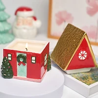 Vanilla Cinnamon Crunch Scented Ceramic Red House Candle for only USD 16.99 | Hallmark