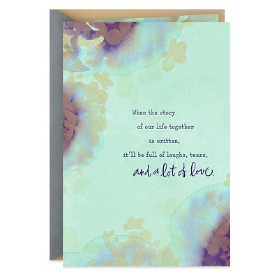 Our Story Is Full of a Lot of Love Anniversary Card for only USD 3.29 | Hallmark