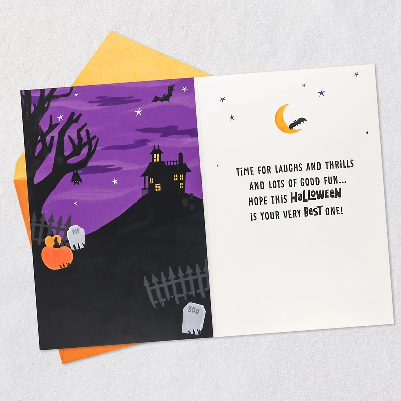 Laughs and Thrills Musical Halloween Card with Light for only USD 8.99 | Hallmark