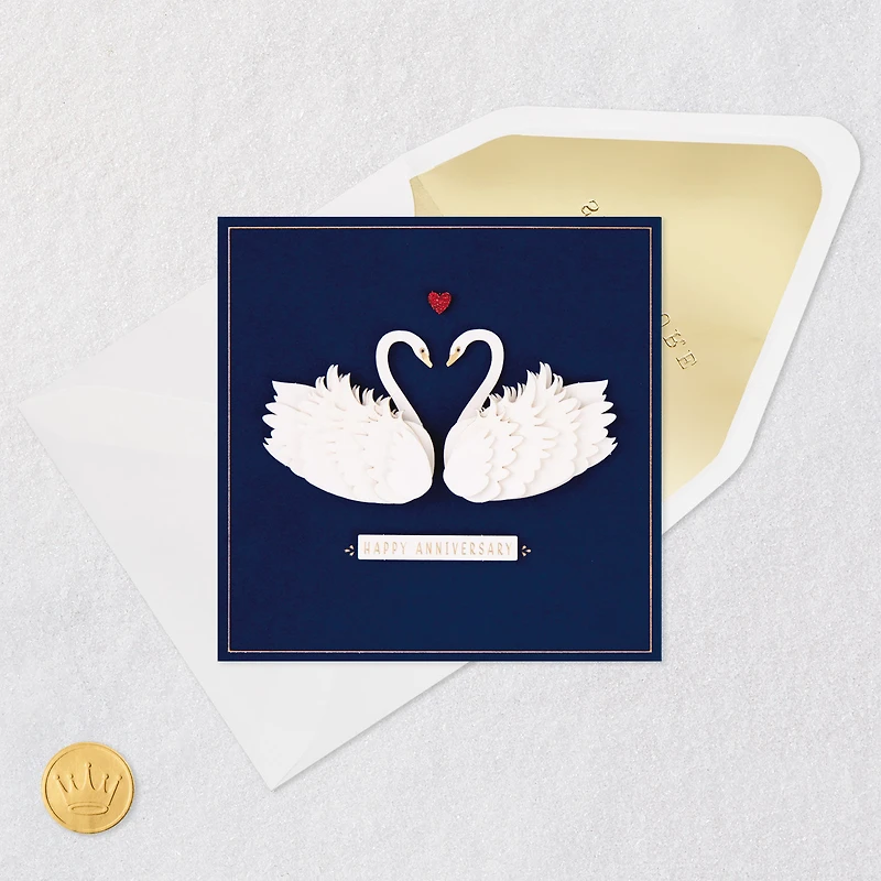 Lasting Love, Swans Anniversary Card for Couple for only USD 8.59 | Hallmark
