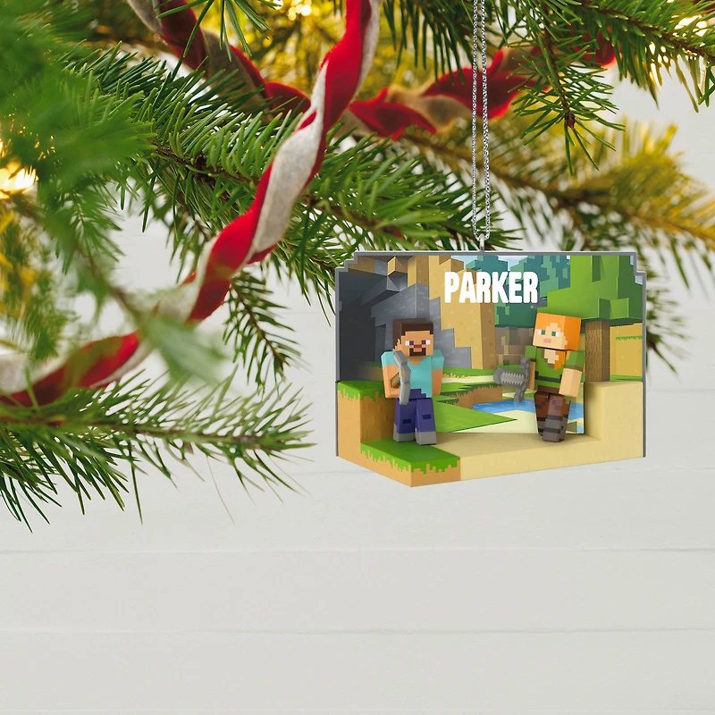 Minecraft My World Personalized Ornament, Custom Text for only USD 31.99 | Hallmark