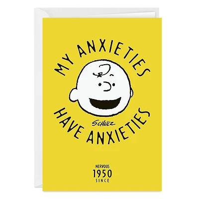 Peanuts® My Anxieties Have Anxieties Custom Self Care Card for only USD 4.99 | Hallmark