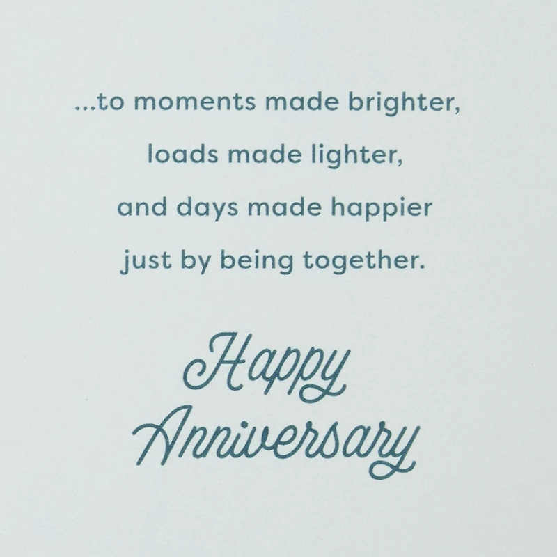 Moments Made Brighter Together Anniversary Card for Son and Partner for only USD 6.59 | Hallmark