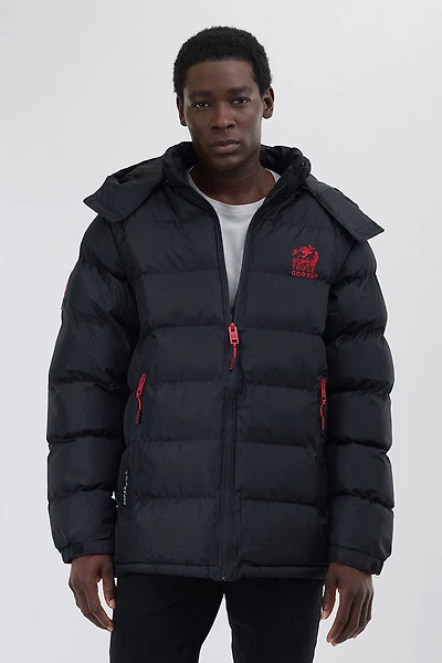 Super Triple Goose Zip Off Sleeve Bomber Jacket