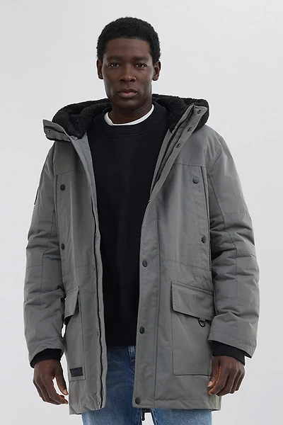 Sherpa Lined Hood Parka Jacket