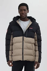 Canada Weather Gear Colour Block Zip Off Sleeve Bomber Jacket