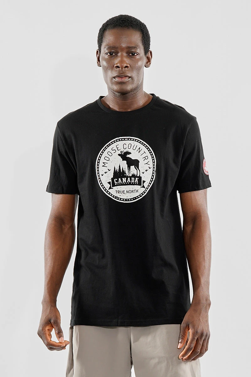 Canada Weather Gear Moose Country Print Tee