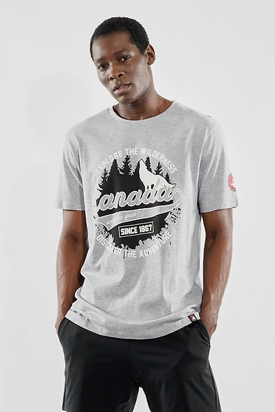 Canada Weather Gear Discover The Adventure Print Tee