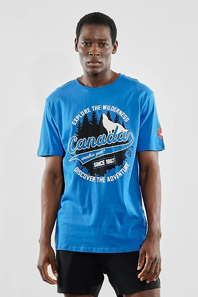 Canada Weather Gear Discover The Adventure Print Tee