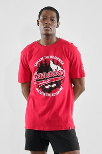 Canada Weather Gear Discover The Adventure Print Tee