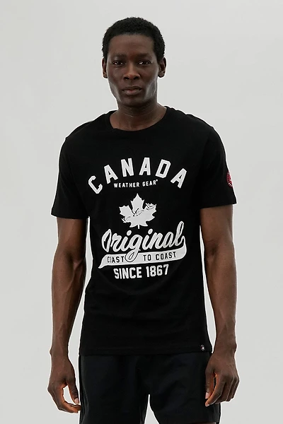 Canada Weather Gear Coast To Print Tee
