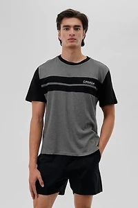 Canada Weather Gear Striped Colour Block Tee