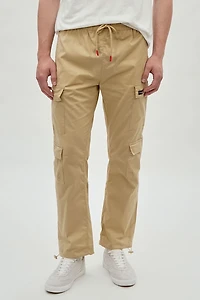 Canada Weather Gear Adventure Bound Tie Waist Cargo Pocket Pants