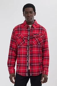 Flannel Button Up Casual Shirt