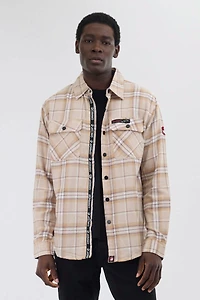 Canada Weather Gear Plaid Button Up Casual Shirt