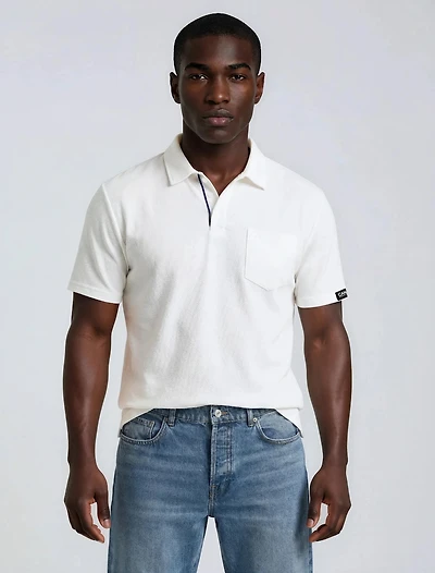 Lightweight Polo - White