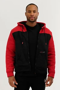 Canada Weather Gear Colour Block Sherpa Lined Lightweight Jacket