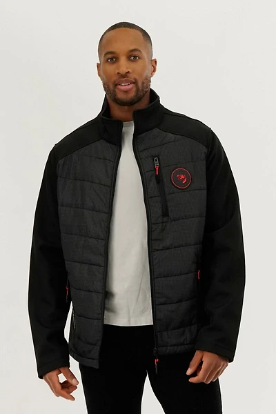 Super Triple Goose Quilted Colour Block Lightweight Jacket