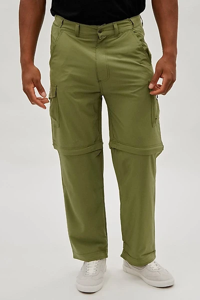 Convertible Utility Cargo Pants - Olive