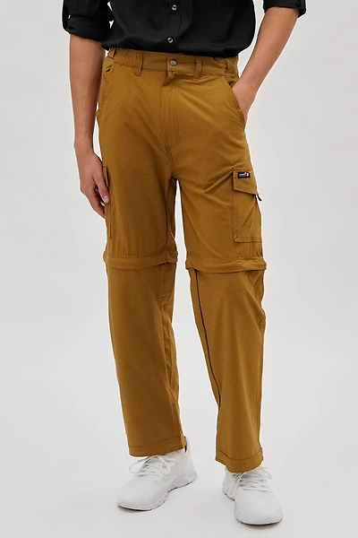 Canada Weather Gear Convertible Utility Cargo Pants - Camel