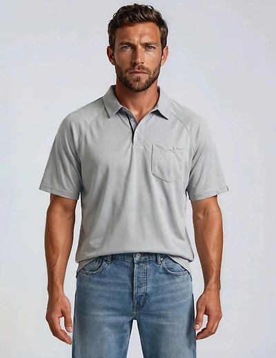 Lightweight Polo - Grey