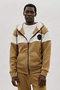 Super Triple Goose Colour Block Zip Up Hoodie