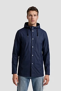 Lightweight Mid Length Rain Jacket - Navy