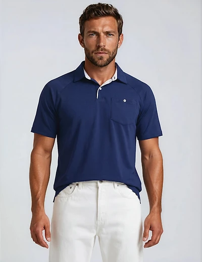 Lightweight Polo - Navy