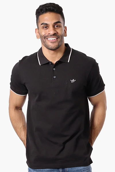Super Triple Goose Solid Short Sleeve Polo Shirt
