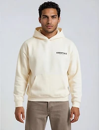 Classic Logo Hoodie - Cream