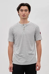 Canada Weather Gear Short Sleeve Henley Tee