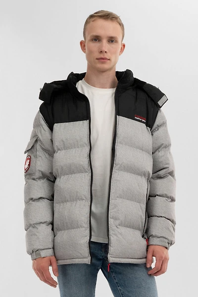 Canada Weather Gear Removable Sleeve Bomber Jacket