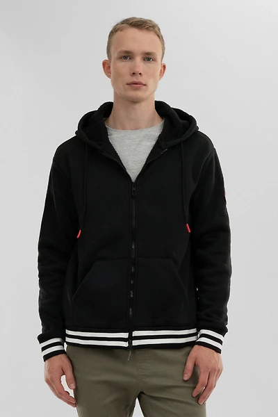 Canada Weather Gear Fleece Lined Zip Up Hoodie