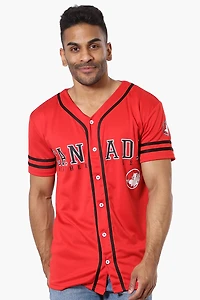 Canada Weather Gear Mesh Chest Logo Baseball Tee