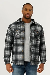 Plaid Lightweight Jacket - Grey