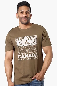 Canada Weather Gear Mountain Print Tee