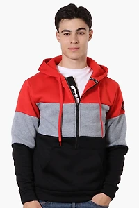 Canada Weather Gear 1/2 Zip Colour Block Hoodie