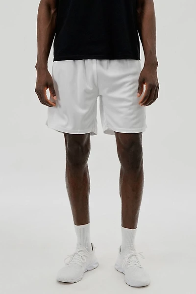 Classic Mesh Athletic Shorts - White