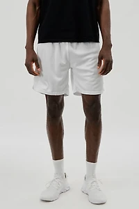 Classic Mesh Athletic Shorts - White