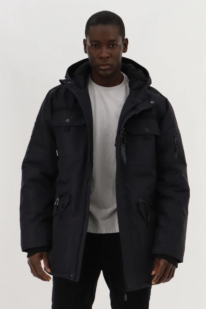 Multi Pocket Parka Jacket