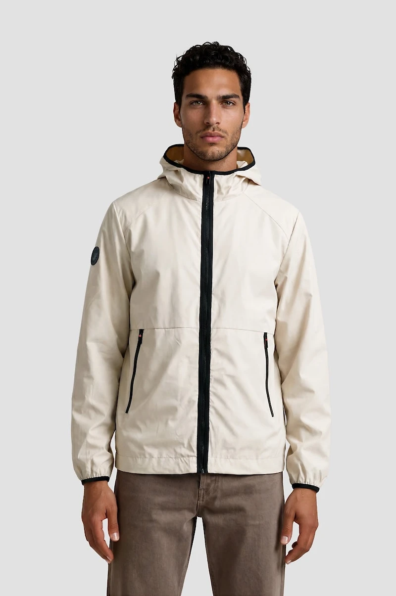 Lightweight Bomber Jacket - Cream