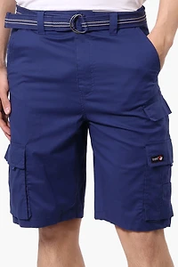 Canada Weather Gear Adventure Bound Belted Cargo Pocket Shorts
