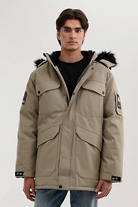 Super Triple Goose Faux Fur Lined Parka Jacket