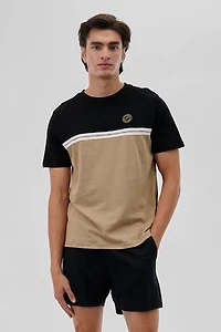 Striped Colour Block Tee