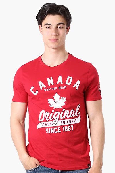 Canada Weather Gear Coast To Print Tee